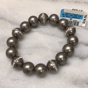Grey and silver bracelet